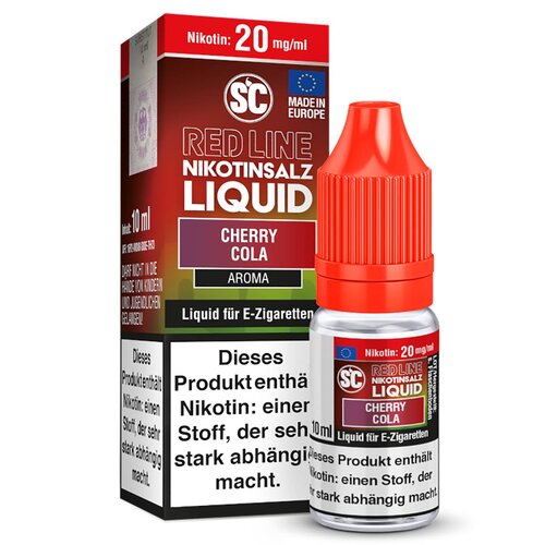 Red Line - Cherry Cola Liquid von SC Liquid Nikotinsalz