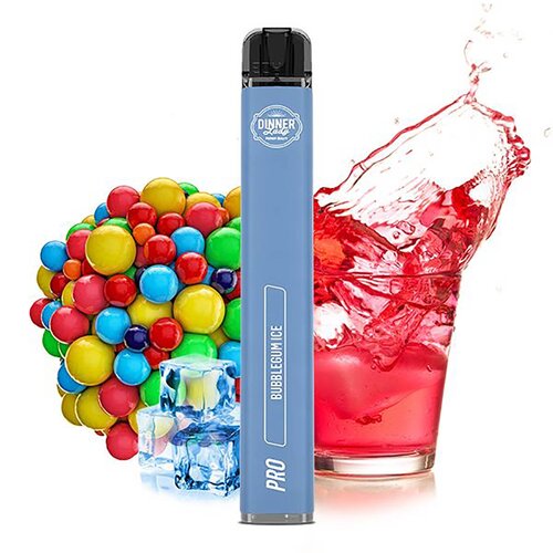 Vape Pen Pro - Bubblegum Ice Disposable E-Zigarette von Dinner Lady 2ml 20mg/ml