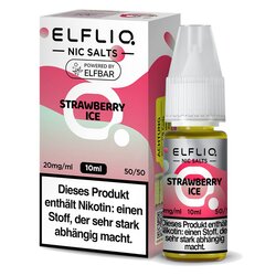 Strawberry Ice Liquid von ELFLIQ 10ml Nikotinsalz