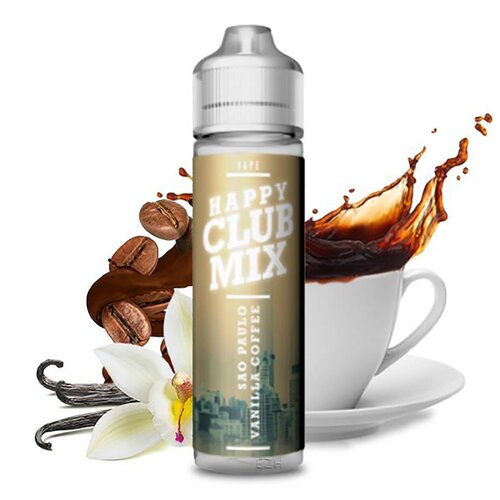 Sao Paulo Vanilla Coffee Longfill-Aroma von HAPPY CLUB MIX 10/60ml