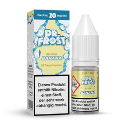Ice Cold - Banana Liquid von Dr. Frost 10ml Nikotinsalz